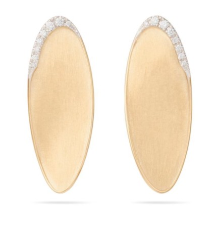 Marco Bicego 18K Yellow and White Gold Lunaria Twist Earrings